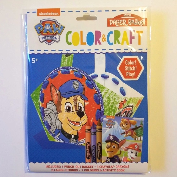 paw patrol craft set